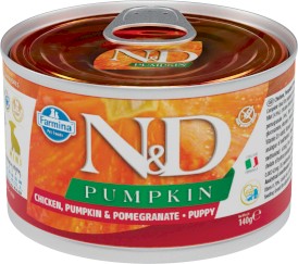 FARMINA ND DOG PUMPKIN Chicken Pomegranate PUPPY Kurczak Dynia Granat 140g - Zdjęcie główne