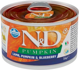 FARMINA ND DOG PUMPKIN Lamb Blueberry Jagnięcina Dynia Borówki 140g - Zdjęcie główne