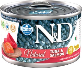 FARMINA ND CAT NATURAL Tuna / Salmon Tuńczyk Łosoś 140g - Zdjęcie główne