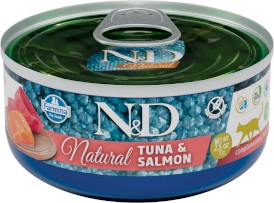 FARMINA ND CAT NATURAL Tuna / Salmon Tuńczyk Łosoś 70g - Zdjęcie główne
