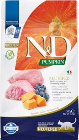 FARMINA ND CAT PUMPKIN Lamb Blueberry Adult Neutered 300g - Zdjęcie główne