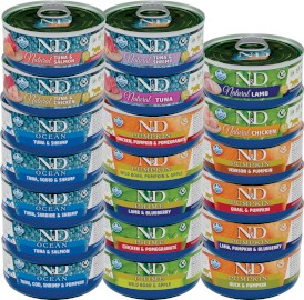 FARMINA ND CAT OCEAN Tuna Cod Shrimp Pumpkin Adult 70g - Zdjęcie nr 3