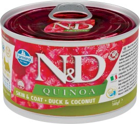 FARMINA ND QUINOA DOG Skin / Coat Duck Coconut 140g - Zdjęcie główne