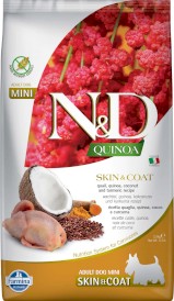 FARMINA ND QUINOA DOG Skin / Coat Quail Mini 2,5kg - Zdjęcie główne