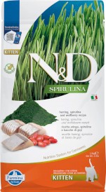 FARMINA ND CAT SPIRULINA Herring Kitten 1,5kg - Zdjęcie główne