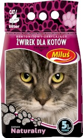 BENEK MILUŚ PREMIUM Compact Żwirek bentonitowy 5l - Zdjęcie główne