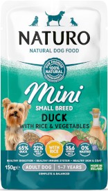NATURO Adult Dog MINI Kaczka Ryż Warzywa 150g - Zdjęcie nr 2