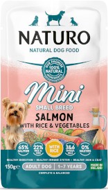 NATURO Adult Dog MINI Łosoś Ryż Warzywa 150g - Zdjęcie nr 2