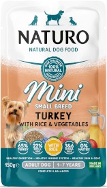 NATURO Adult Dog MINI Indyk Ryż Warzywa 150g - Zdjęcie nr 2
