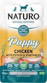 NATURO Puppy Dog GF Kurczak Ziemniaki Warzywa 150g - Zdjęcie nr 2