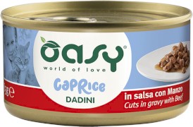 OASY Cat Caprice Cuts in Gravy Wołowina w sosie dla kota 85g - Zdjęcie nr 2