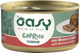 OASY Cat Caprice Terrine Wołowina z Marchwią dla kota 85g - Zdjęcie główne