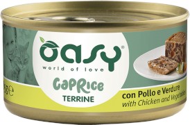 OASY Cat Caprice Terrine Kurczak z Warzywami dla kota 85g - Zdjęcie główne