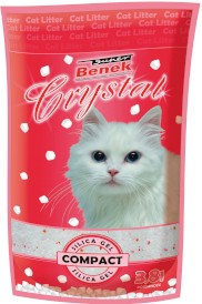 Super BENEK Crystal Compact Żwirek silikonowy 3,8l - Zdjęcie główne