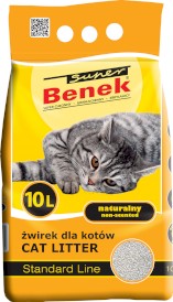Super BENEK Standard Naturalny Żwirek bentonitowy 10l - Zdjęcie główne