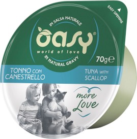 OASY Cat More Love Cup Tuńczyk z Przegrzebkiem 70g - Zdjęcie główne