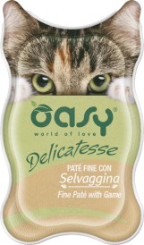 OASY Cat Delicatesse Fine Pate Game Dziczyzna w pasztecie 85g - Zdjęcie główne