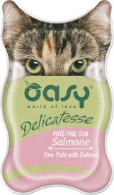 OASY Cat Delicatesse Fine Pate Salmon Łosoś w pasztecie 85g - Zdjęcie główne