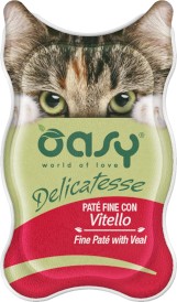 OASY Cat Delicatesse Fine Pate Veal Cielęcina w pasztecie 85g - Zdjęcie główne
