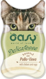 OASY Cat Delicatesse Souffle Chicken Eggs Kurczak i Jajka 85g - Zdjęcie główne