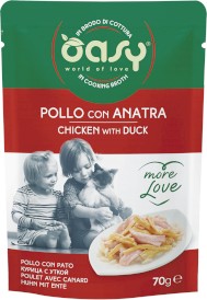 OASY Cat More Love Chicken Duck Kurczak Kaczka 70g - Zdjęcie główne