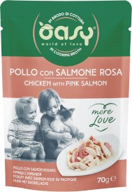 OASY Cat More Love Chicken Pink Salmon Kurczak Łosoś 70g - Zdjęcie główne