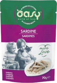OASY Cat More Love Sardines Sardynki 70g - Zdjęcie główne