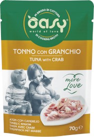 OASY Cat More Love Tuna Crab Tuńczyk Krab 70g - Zdjęcie główne