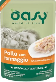 OASY Cat Specialita Naturale Kurczak z Serem Saszetka 70g - Zdjęcie główne