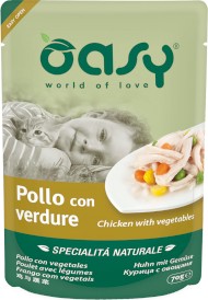 OASY Cat Specialita Naturale Kurczak Warzywa Saszetka 70g - Zdjęcie główne