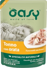 OASY Cat Specialita Naturale Tuńczyk z Doradą Saszetka 70g - Zdjęcie główne