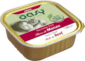 OASY Cat Tasty Pate Adult Beef Wołowina pasztet dla kota 100g - Zdjęcie nr 2
