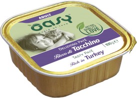 OASY Cat Tasty Pate Adult Turkey Indyk pasztet dla kota 100g - Zdjęcie główne