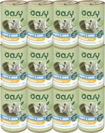 OASY Dog Lifestage Puppy / Junior Pate Kurczak 12x400g - Zdjęcie główne