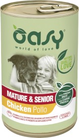 OASY Dog Lifestage Mature / Senior Pate Chicken 12x400g - Zdjęcie nr 2