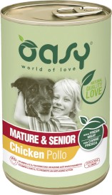 OASY Dog Lifestage Mature / Senior Pate Chicken 400g - Zdjęcie główne