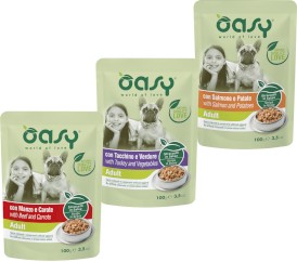 OASY Dog Strips in Gravy Adult Indyk Warzywa 100g - Zdjęcie nr 2