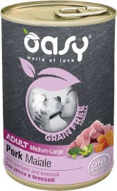 OASY Dog OAP GF Adult Medium / Large Pork Wieprzowina 400g - Zdjęcie główne