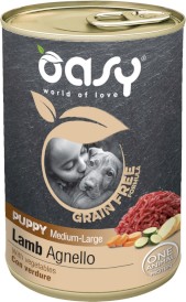 OASY Dog OAP GF Puppy Medium / Large Lamb 12x400g - Zdjęcie nr 2