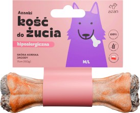 AZANKI Kość hipoalergiczna Skóra Końska Jagody M/L 17cm - Zdjęcie główne