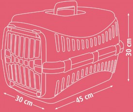 KERBL Transporter Expedion 1 Kremowo-Bordowy 45 x 30 cm - Zdjęcie nr 6