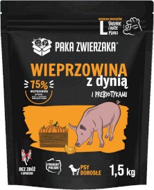 PAKA ZWIERZAKA Wieprzowina z Dynią L bez zbóż 1,5kg - Zdjęcie nr 2