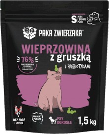 PAKA ZWIERZAKA Wieprzowina z Gruszką S bez zbóż 1,5kg - Zdjęcie nr 2