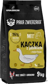 PAKA ZWIERZAKA Kaczka z Jabłkiem M bez zbóż 9kg - Zdjęcie główne