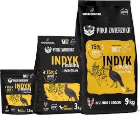 PAKA ZWIERZAKA Indyk z Maliną M bez zbóż 9kg - Zdjęcie nr 5