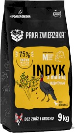 PAKA ZWIERZAKA Indyk z Maliną M bez zbóż 9kg - Zdjęcie główne