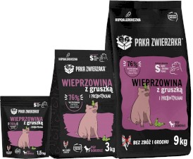 PAKA ZWIERZAKA Wieprzowina z Gruszką S bez zbóż 1,5kg - Zdjęcie główne
