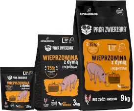 PAKA ZWIERZAKA Wieprzowina z Dynią L bez zbóż 3kg - Zdjęcie nr 5