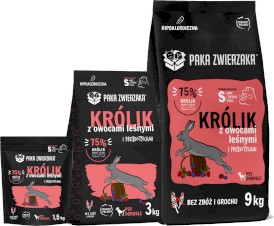 PAKA ZWIERZAKA Królik Owoce Leśne S bez zbóż 9kg - Zdjęcie nr 6