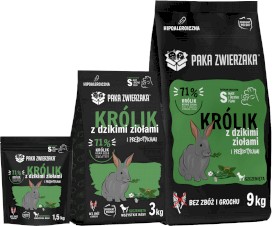 PAKA ZWIERZAKA Królik Dzikie Zioła S dla szczeniąt 9kg - Zdjęcie nr 5